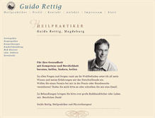 Tablet Screenshot of heilpraktiker-guido-rettig.de
